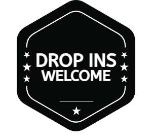 Drop ins Welcome badge